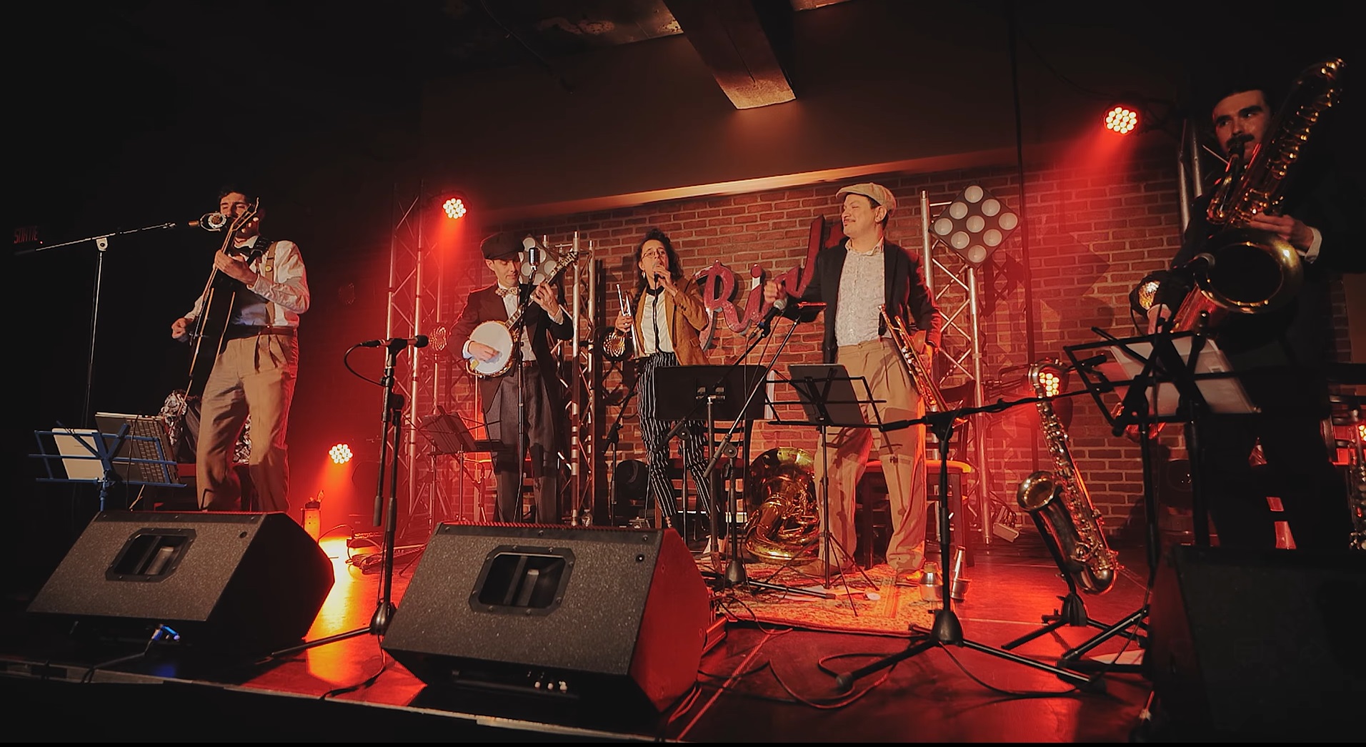 Andy Mac's Hot 5-tet en spectacle